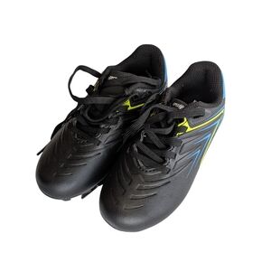 DSG Viper Soccer Cleats with Blue and Yellow Accents
